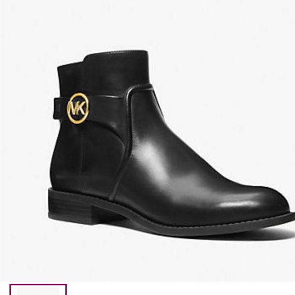 Michael Kors Leather Ankle Boot *NEW* - Picture 1 of 4